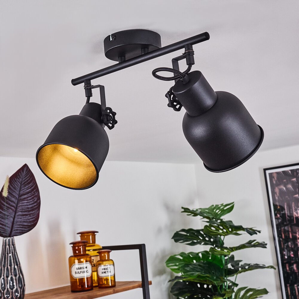 Juliboy Deckenleuchte Schwarz, 2-flammig main product photo
