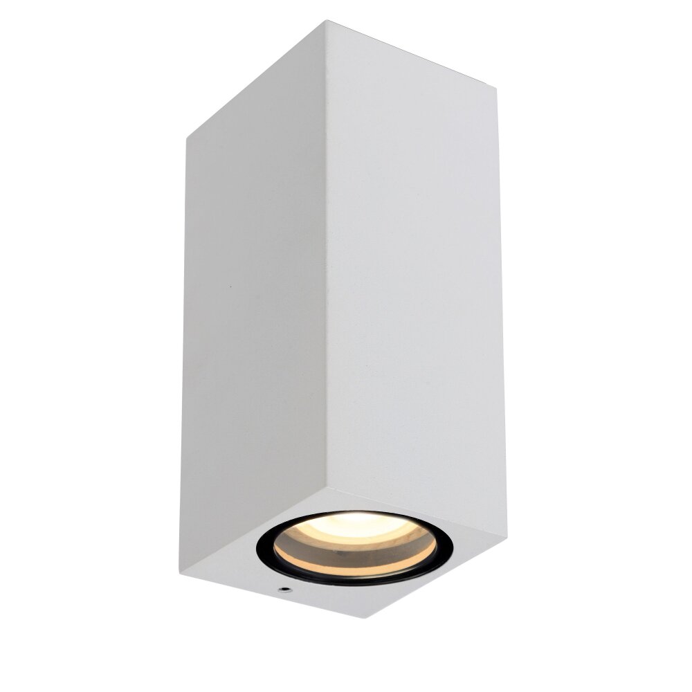 Lucide ZARO Außenwandleuchte Weiß, 2-flammig main product photo