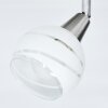 Warga Deckenleuchte LED Nickel-Matt, 1-flammig