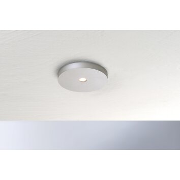 Bopp Leuchten CLOSE Deckenleuchte LED Silber, 1-flammig