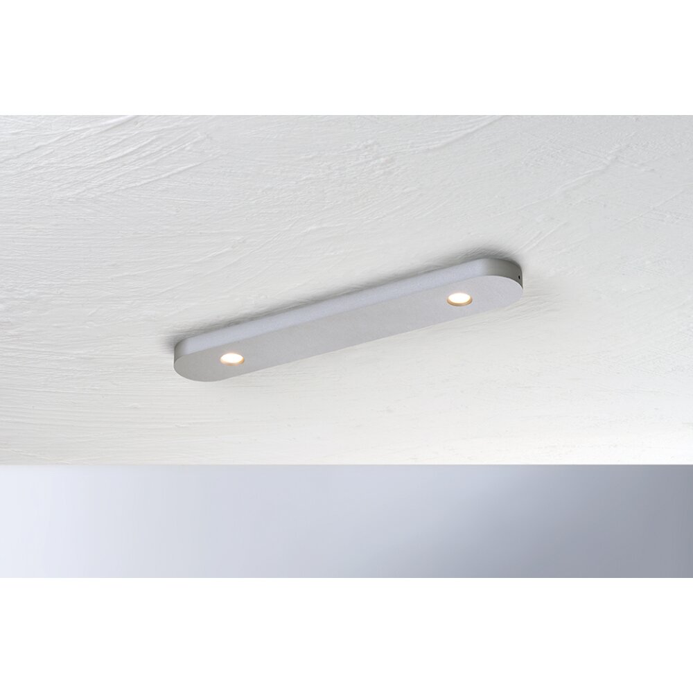 Bopp Leuchten CLOSE Deckenleuchte LED Silber, 2-flammig main product photo
