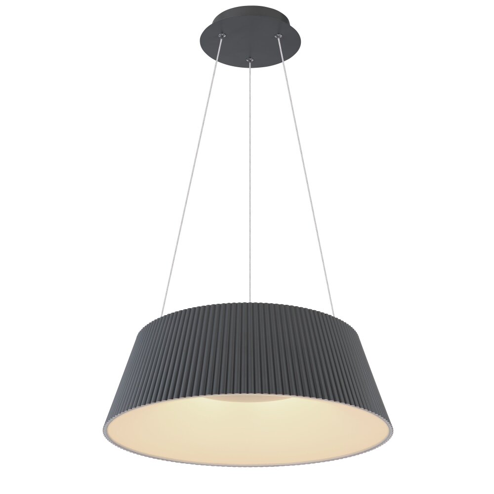 Globo CROTONE Hängeleuchte LED Anthrazit, 1-flammig, Fernbedienung main product photo