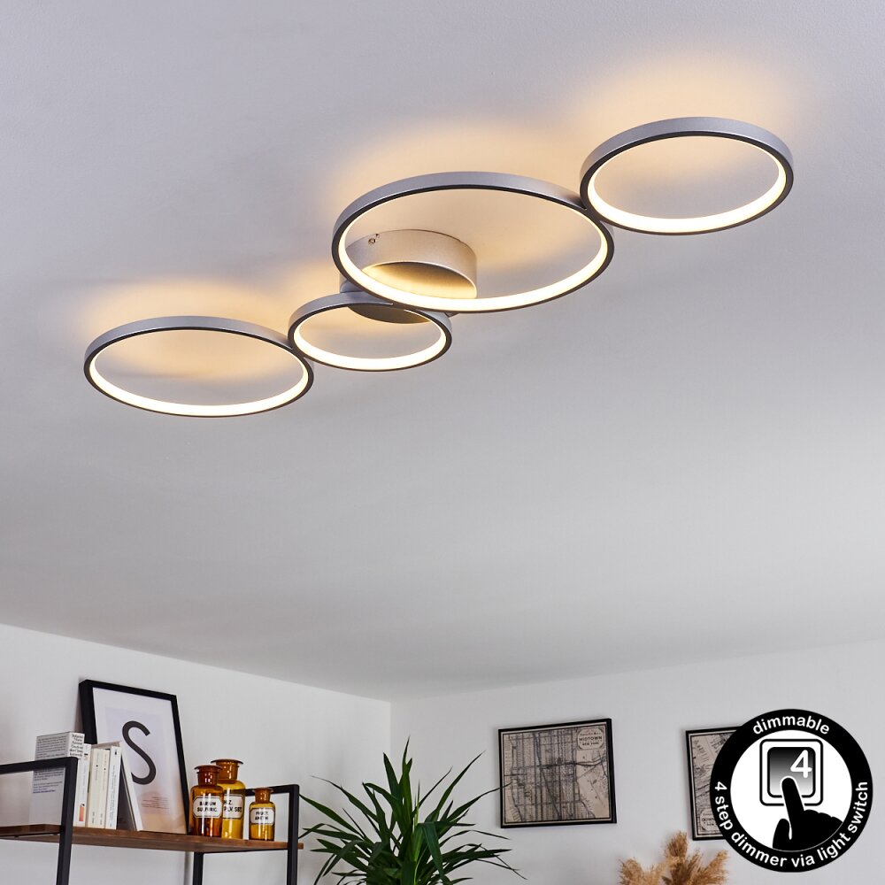 Rodekro Deckenleuchte LED Nickel-Matt, 1-flammig main product photo
