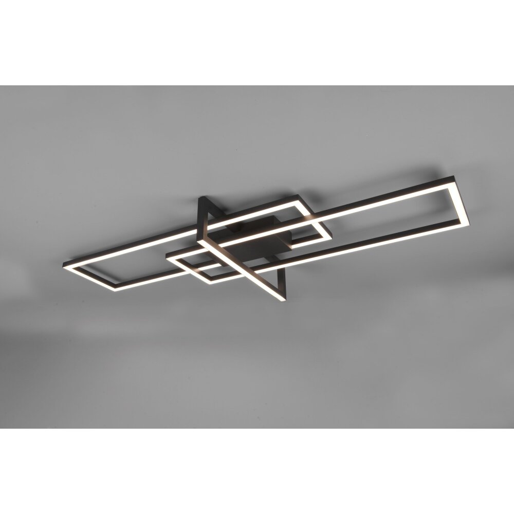 Trio Salinas Deckenleuchte LED Schwarz, 1-flammig main product photo