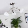 Warga Deckenleuchte LED Nickel-Matt, 3-flammig