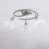 Warga Deckenleuchte LED Nickel-Matt, 3-flammig