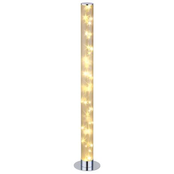 Globo ROCKY Stehleuchte LED Chrom, 1-flammig