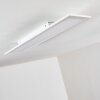 Salmi Deckenleuchte LED Weiß, 1-flammig, Fernbedienung