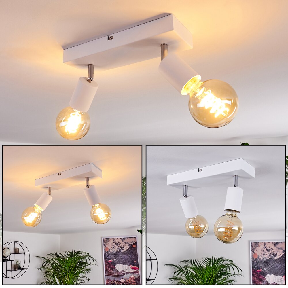 Tulla Deckenleuchte Weiß, 2-flammig main product photo