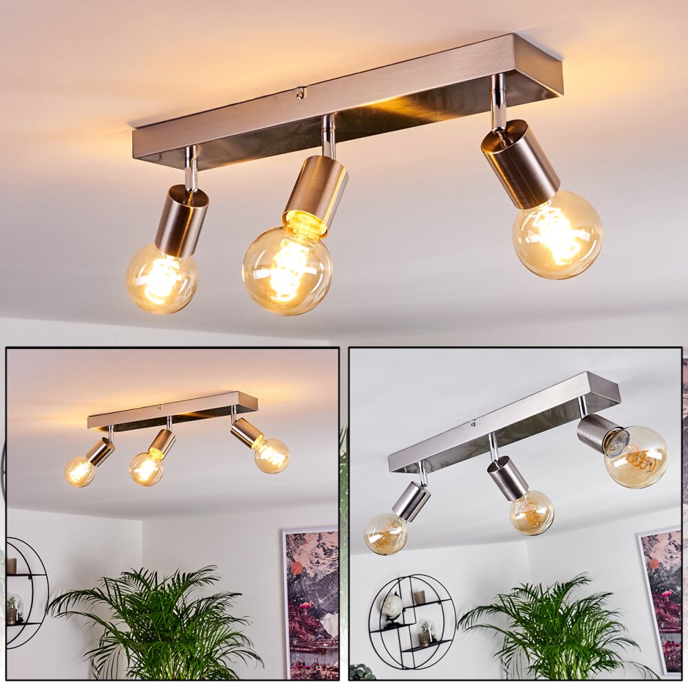 Tulla Deckenleuchte Nickel-Matt, 3-flammig main product photo