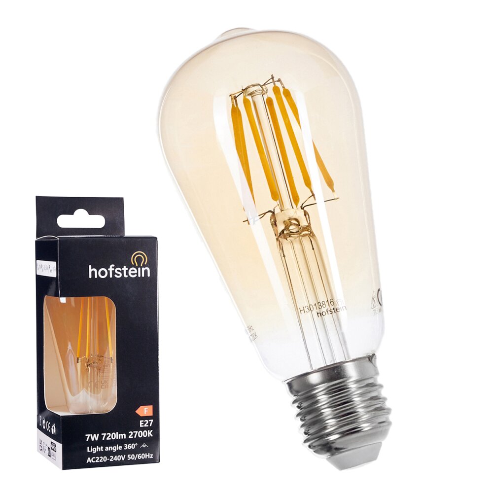 LED E27 6 Watt 2700 Kelvin warmweiss 720 Lumen main product photo