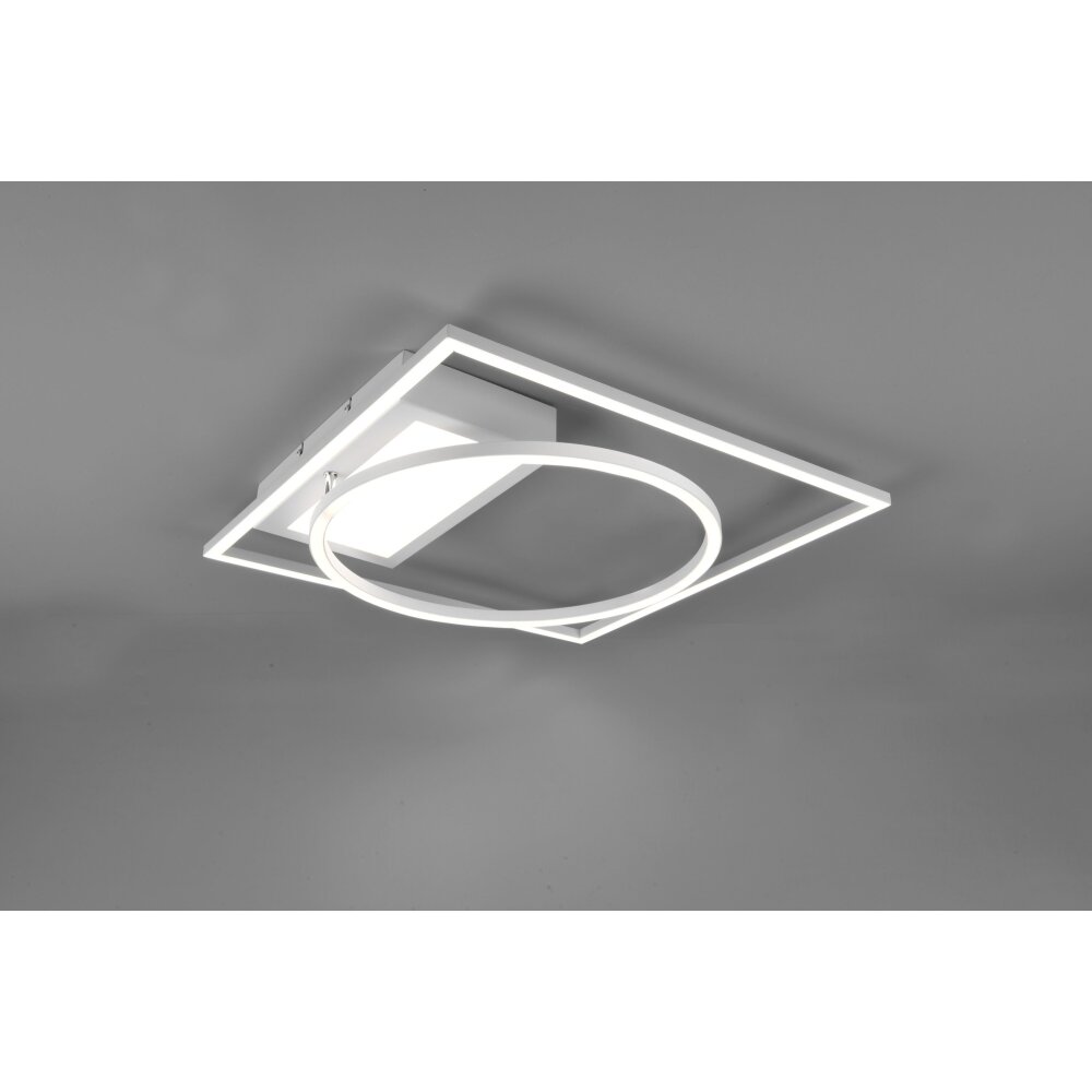 Trio Leuchten Downey Deckenleuchte LED Weiß, 1-flammig, Fernbedienung main product photo