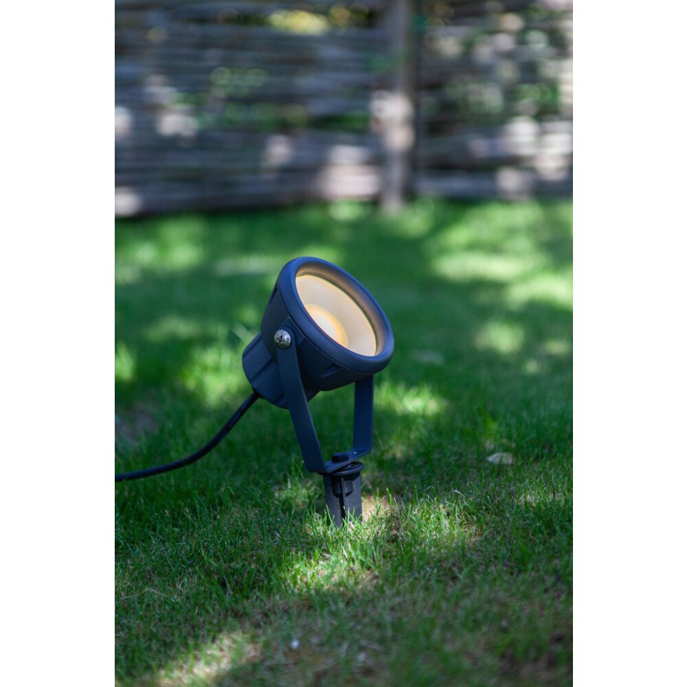 Lutec MINI LETO Erdspieß LED Anthrazit, 1-flammig, Farbwechsler main product photo