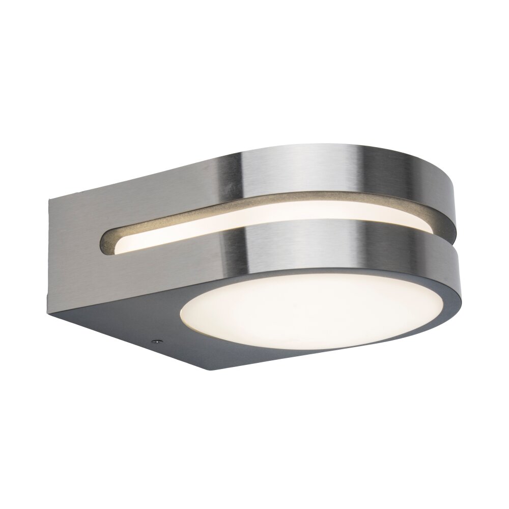 Lutec FANCY Außenwandleuchte LED Edelstahl, 1-flammig main product photo