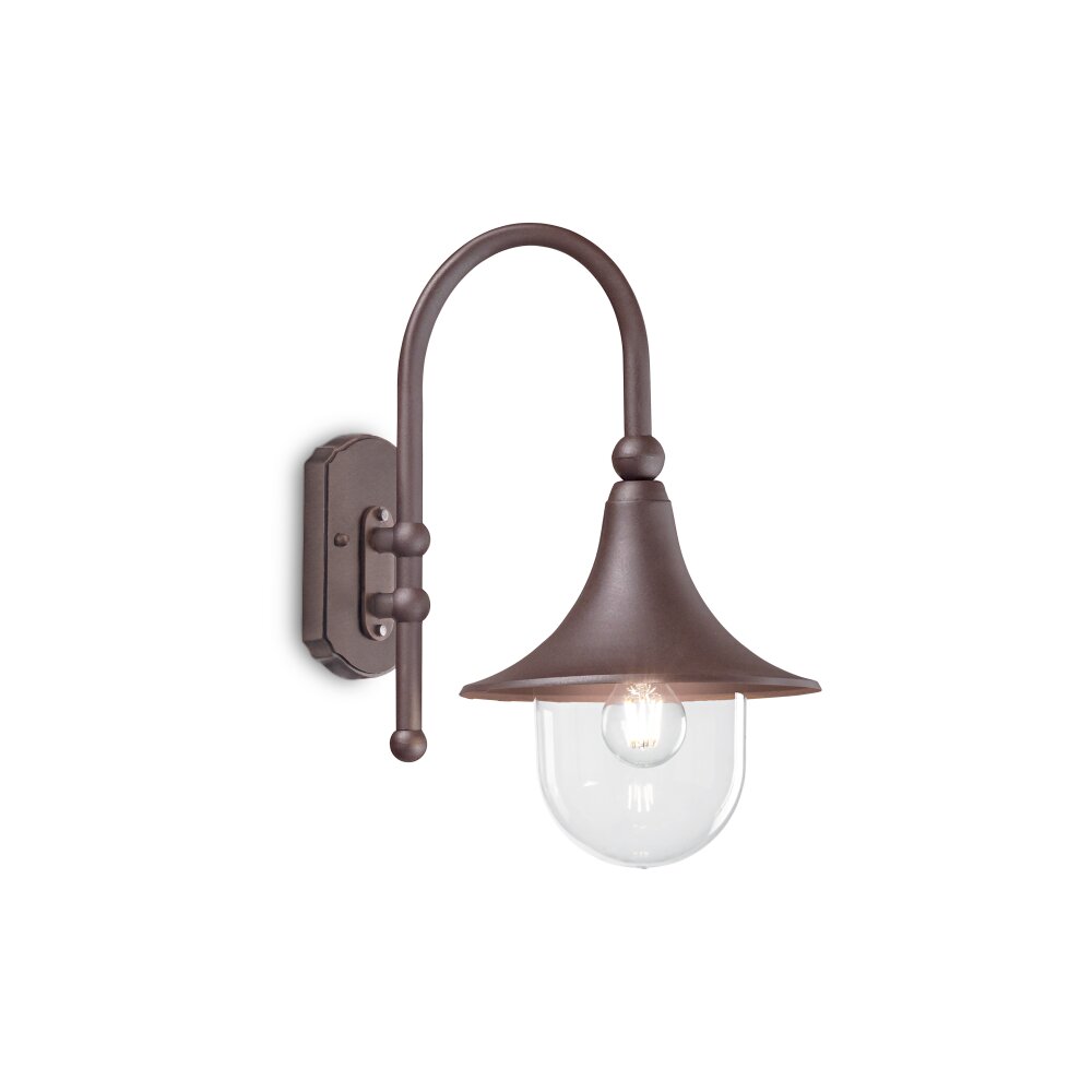 Ideallux CIMA Außenwandleuchte Grau, 1-flammig main product photo