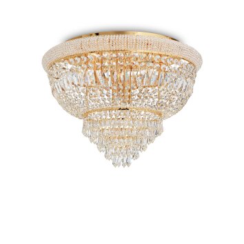Ideallux DUBAI Deckenleuchte Gold, 24-flammig