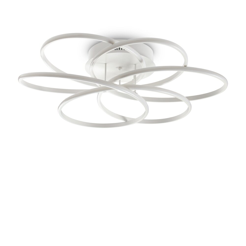 Ideallux KAROL Deckenleuchte LED Weiß, 1-flammig main product photo