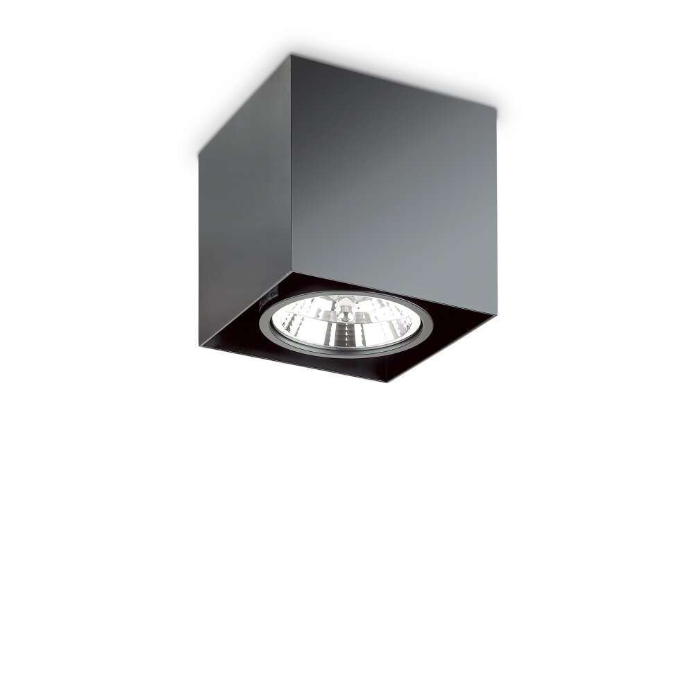 Ideallux MOOD Deckenleuchte Schwarz, 1-flammig main product photo