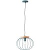 Brilliant Sorana Pendelleuchte Blau, 1-flammig