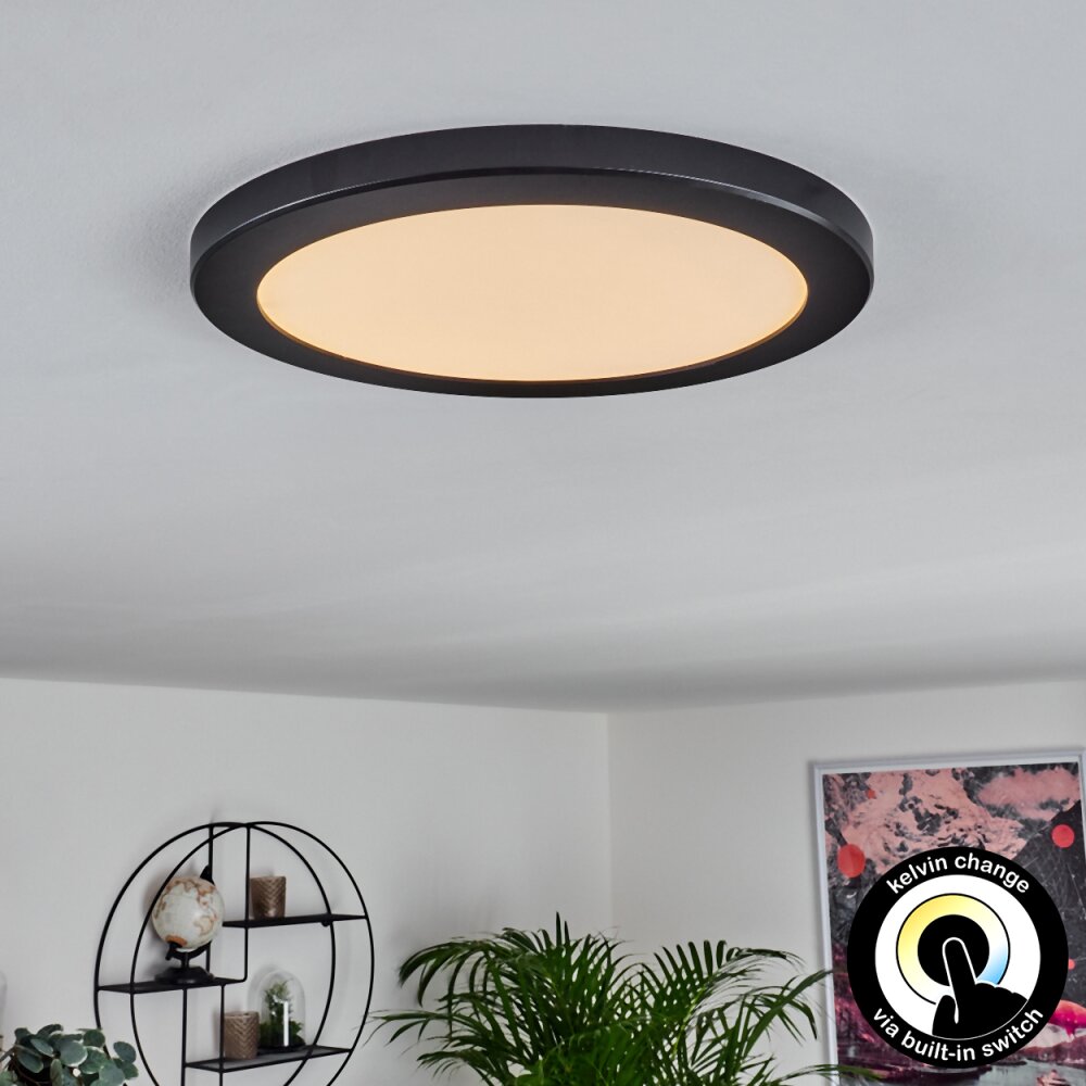 Canditas LED Panel Schwarz, 1-flammig main product photo