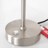 Steinhauer Bordlampe Tischleuchte Edelstahl, 1-flammig