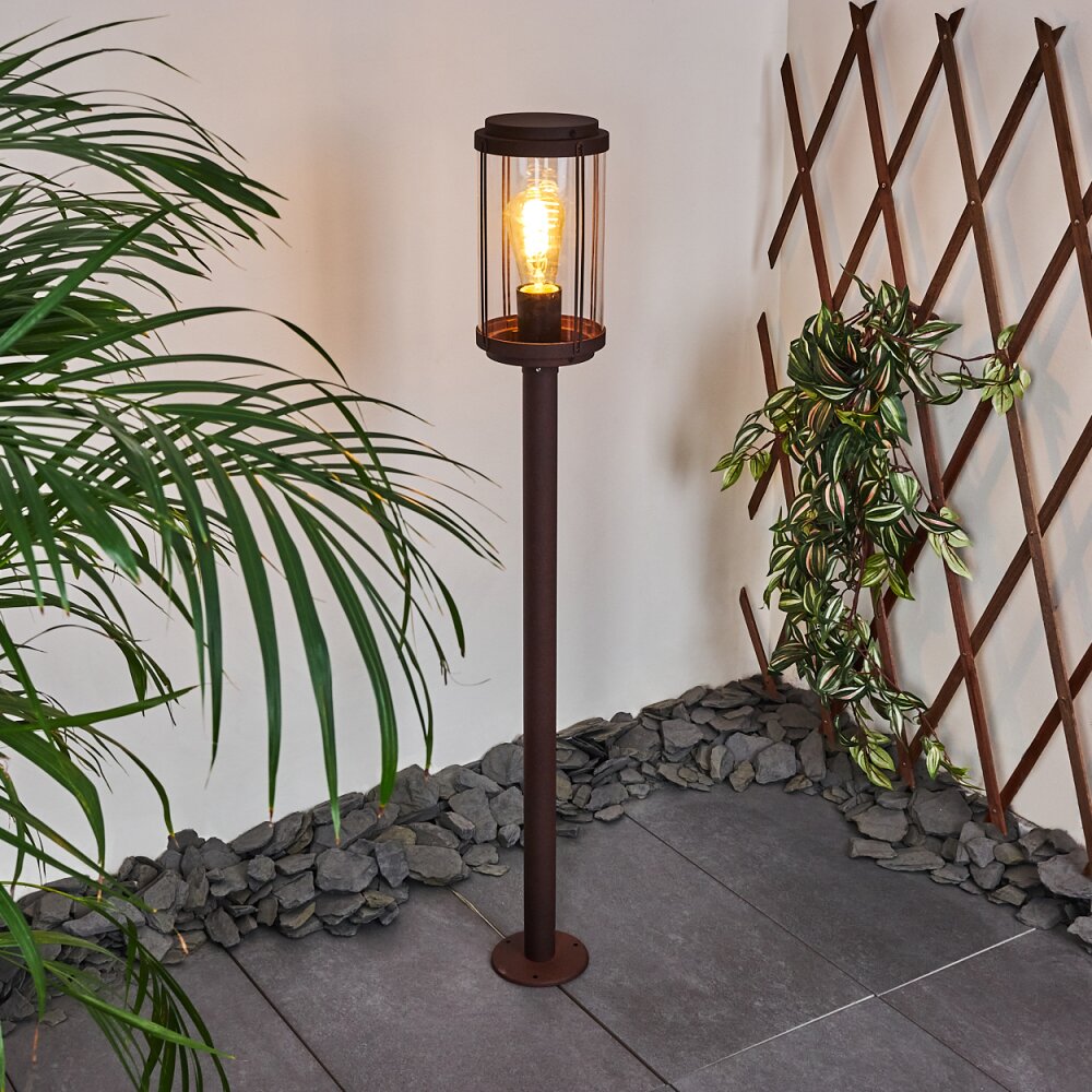 Riola Wegeleuchte Rostfarben, 1-flammig main product photo