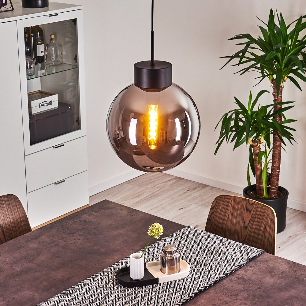 Cumuato Hängeleuchte Schwarz, 1-flammig main product photo