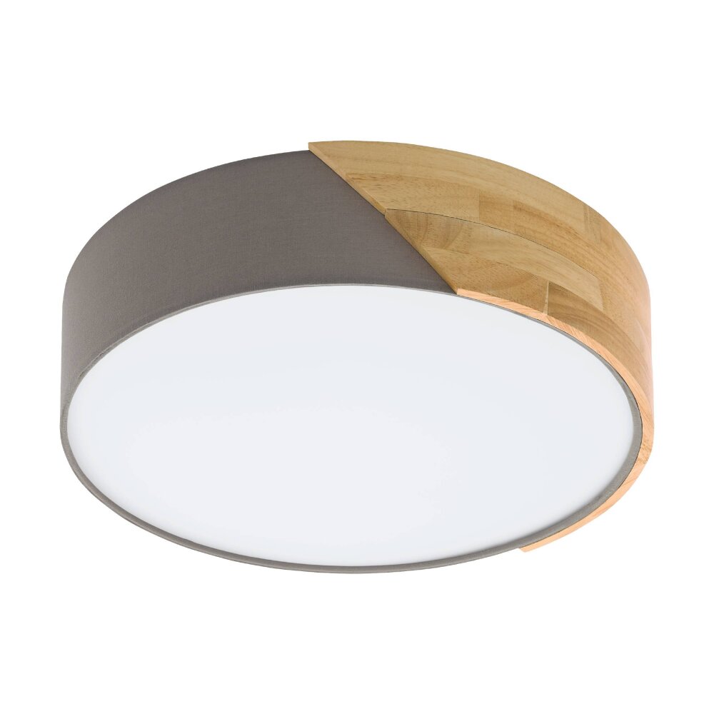 Eglo GRIMALDINO Deckenleuchten Holz hell, Taupe, 2-flammig main product photo