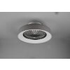 Reality Farsund Deckenventilator LED Grau, 1-flammig, Fernbedienung