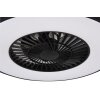 Reality Halmstad Deckenventilator LED Schwarz, 1-flammig, Fernbedienung