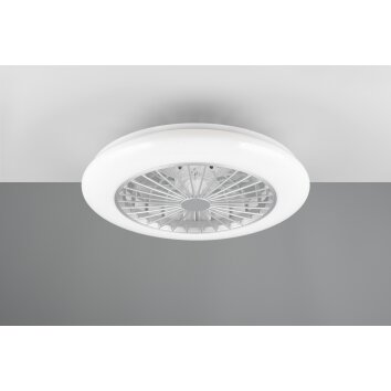 Reality Stralsund Deckenventilator LED Titan, 2-flammig, Fernbedienung