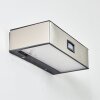 Attu Aussenwandleuchte Solar LED Nickel-Matt, 1-flammig