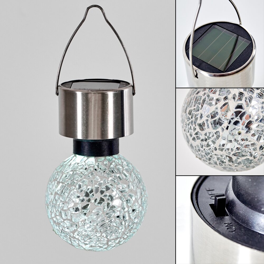 Ledoux Solarleuchte Edelstahl, 1-flammig main product photo
