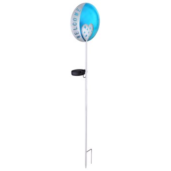 Globo Solarleuchte LED Blau, Schwarz, 1-flammig