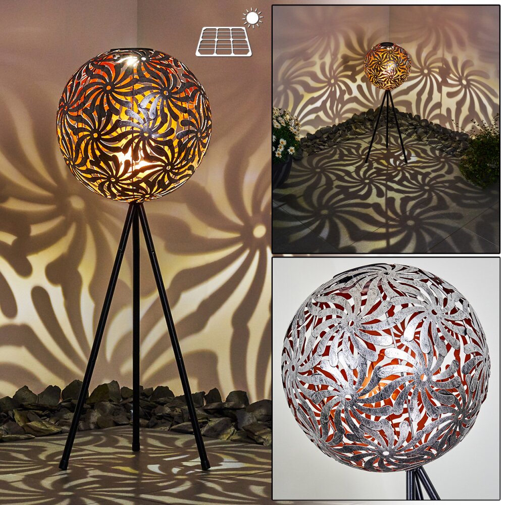 Gilbert Solarleuchte LED Schwarz, 1-flammig main product photo