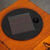 Parikia Solarleuchte LED Rostfarben, 1-flammig