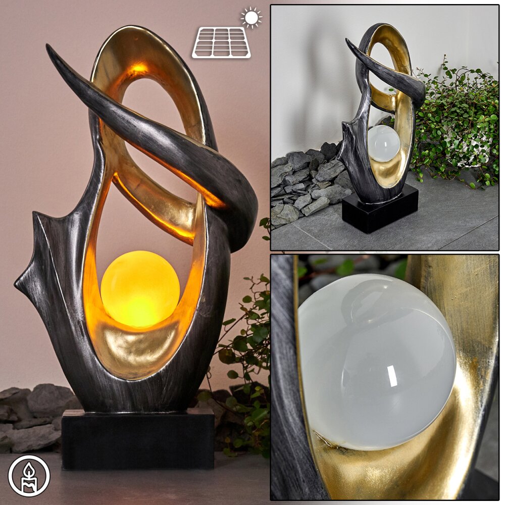 Benevento Solarleuchte LED Gold, Silber, 1-flammig main product photo