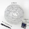 Rapallo Solarleuchte LED, 30-flammig