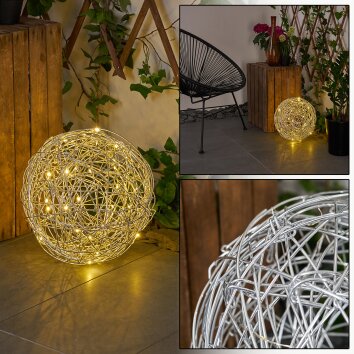 Rapallo Solarleuchte LED, 30-flammig