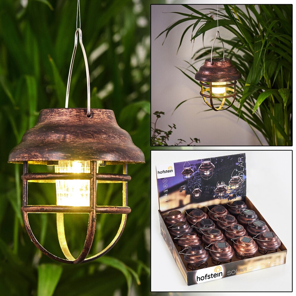 Hangzhou 16er Set Solarleuchte LED Rostfarben, Transparent, Klar, 1-flammig main product photo