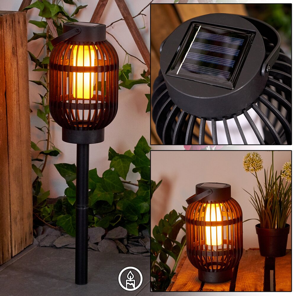 Joinville Solarleuchte LED Schwarz, 1-flammig main product photo