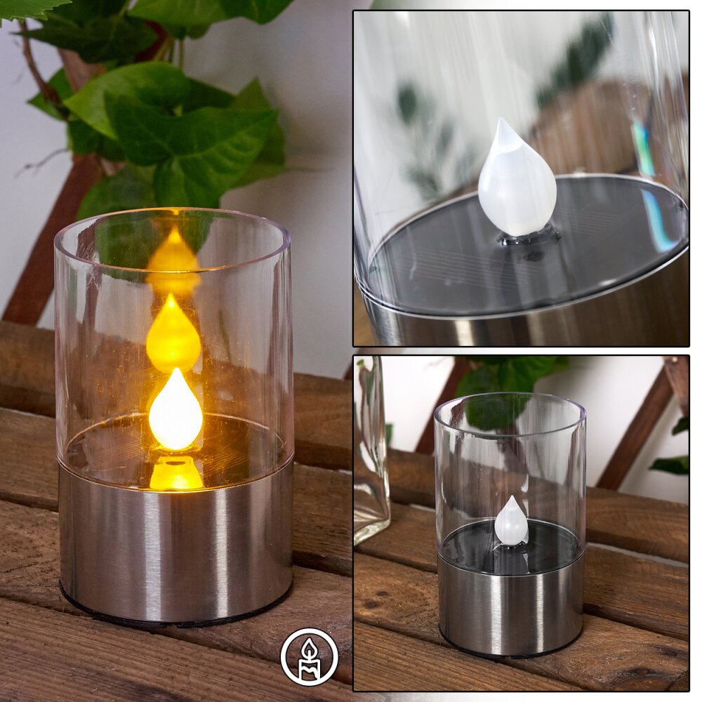 Wroclaw Solarleuchte LED Silber, 1-flammig main product photo