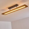 Adak Deckenleuchte LED Grau, 1-flammig