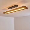 Adak Deckenleuchte LED Grau, 1-flammig