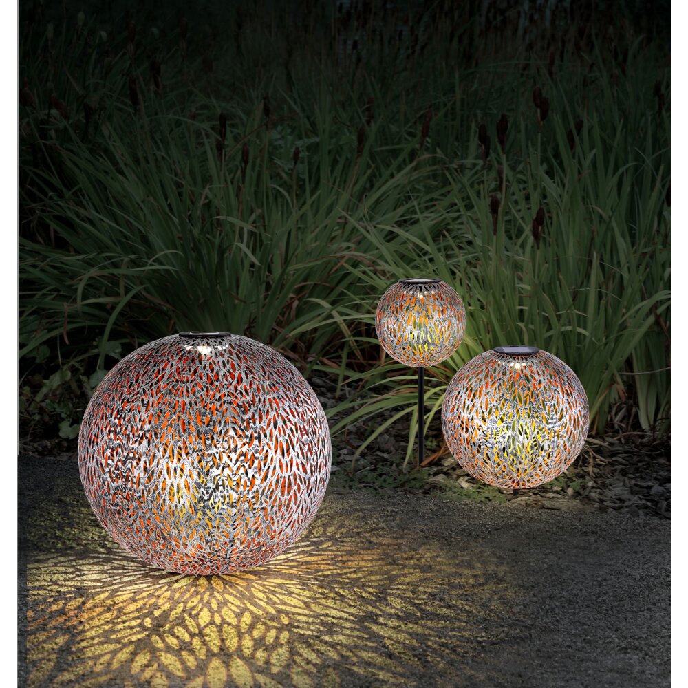 Globo Sun Solarleuchte LED Silber, 1-flammig main product photo