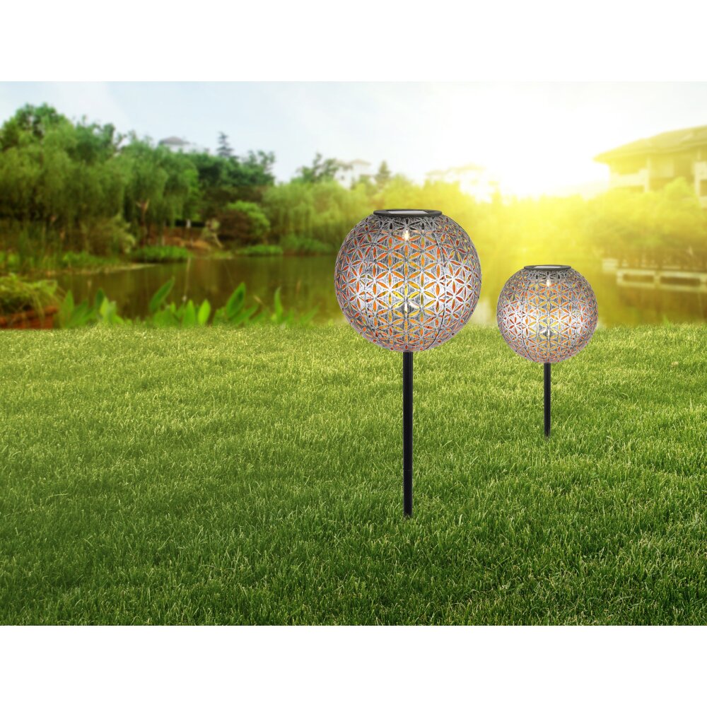 Globo Sun Solarleuchte LED Silber, 1-flammig main product photo