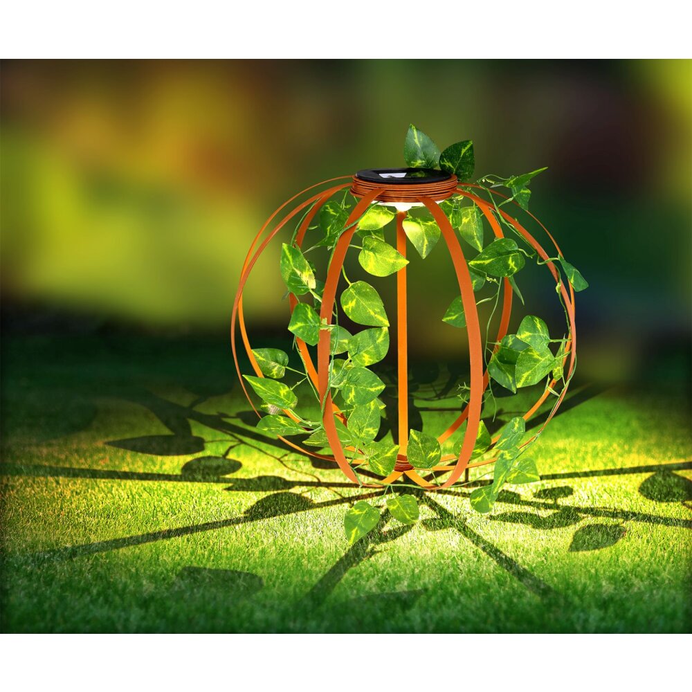 Globo Sun Solarleuchte LED Rostfarben, 1-flammig main product photo