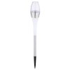 Globo Sun Solarleuchte LED Edelstahl, 2-flammig, Farbwechsler