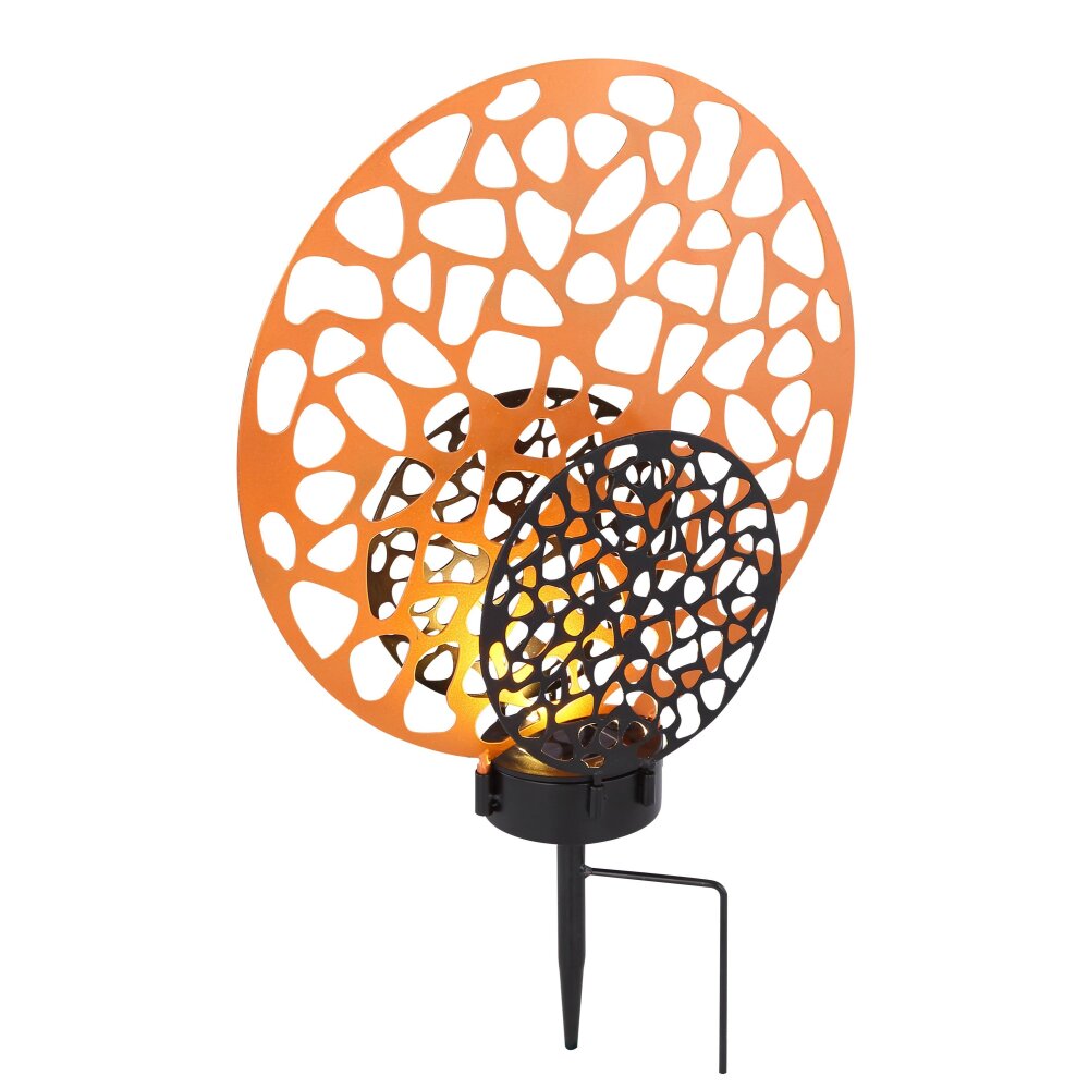 Globo Sun Solarleuchte LED Schwarz, 2-flammig main product photo