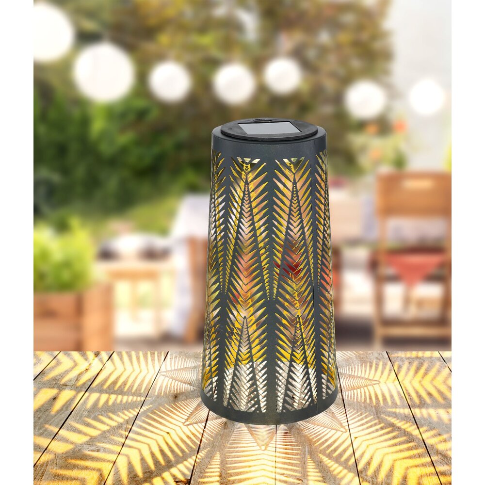 Globo Sun Solarleuchte LED Schwarz, 1-flammig main product photo